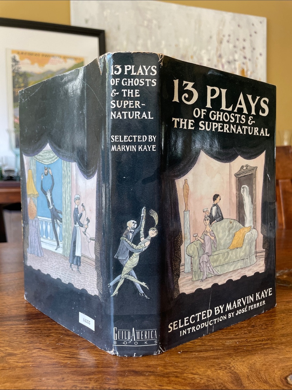 13 Plays of Ghosts & The Supernatural Marvin Kaye 1990 Vintage Hardcover Book